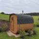 Квадро баня бочка 2 метра коричневого цвета