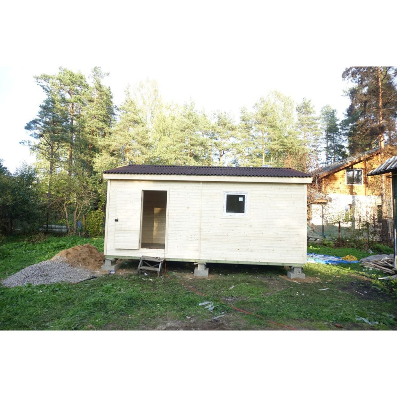 Готовый деревянный дом для дачи 4500x3500 мм
