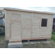 Деревянный хозблок для дачи 3500x2200 мм с окном