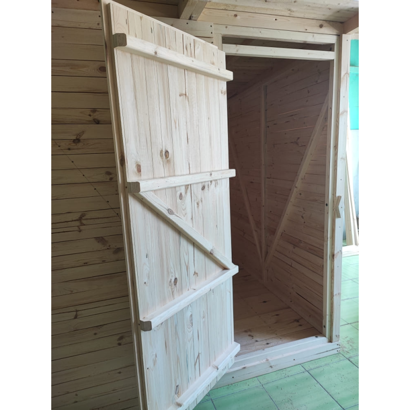 Садовый хозблок деревянный 2200x2000 мм