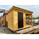 Хозблок деревянный с дровником 3500x2200 мм